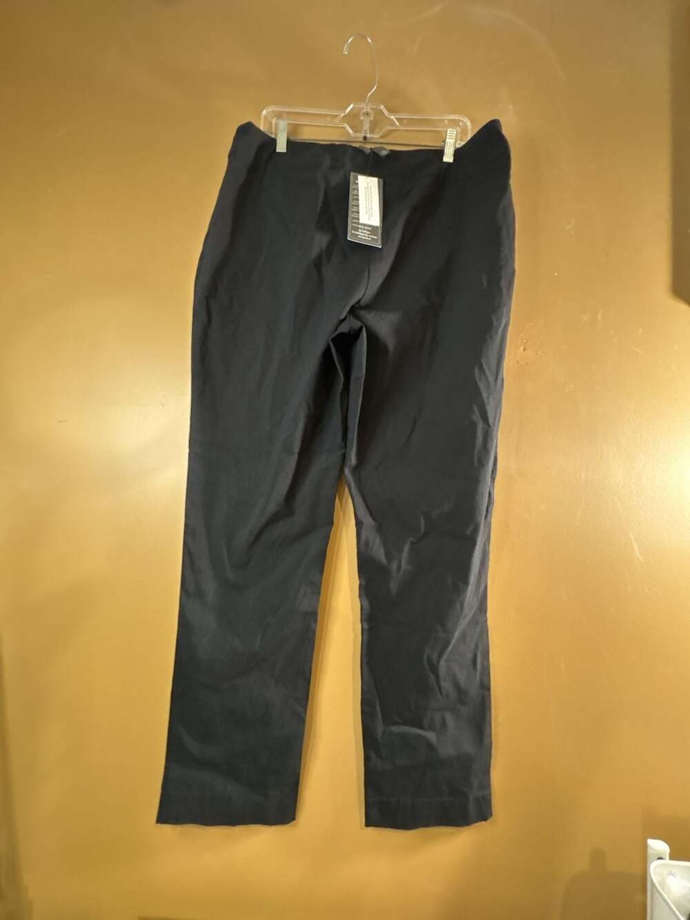 HC1056. Marlayne Black Straight-Leg Pants Size 16W New 60.00 value